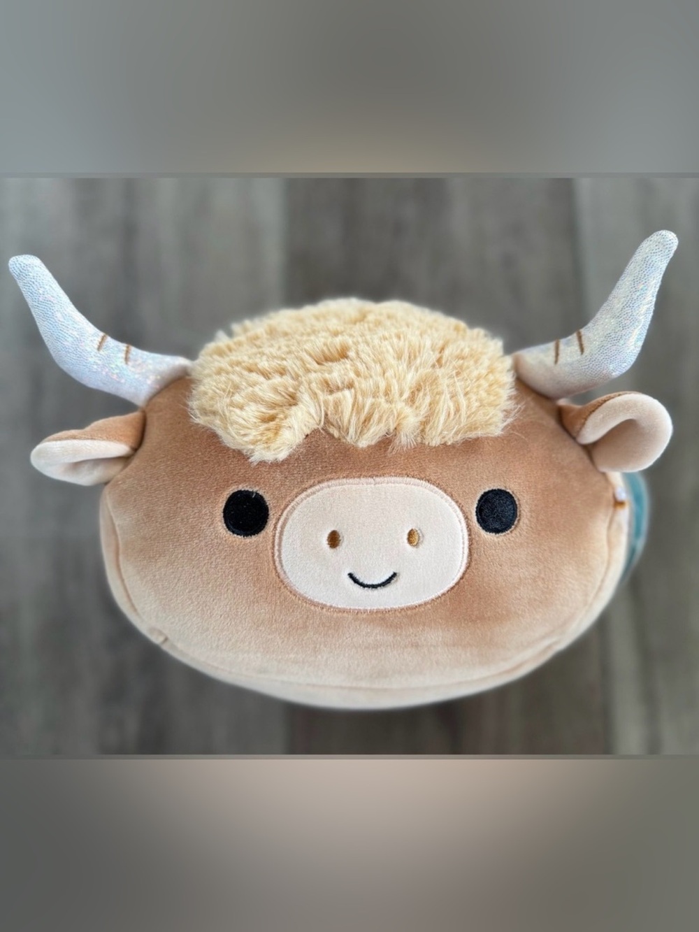 NWT Original Squishmallows 8-Inch Marshal The Highland Cow Stackables Plush 2022